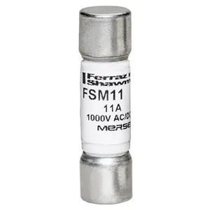 MERSEN FERRAZ FSM11 Fuse, Fast Acting, Midget, 1000V, 11A | CH4XLL FSM44/100