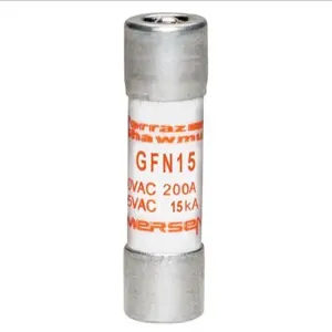 MERSEN FERRAZ GFN15 Time Delay Midget Fuse, 125VAC, 15A, 1 Pole | AG8NVY