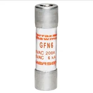 MERSEN FERRAZ GFN6 Time Delay Midget Fuse, 250V, 6A | CH4XWV GFN2-1/4