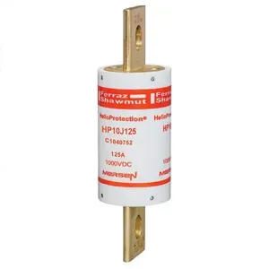 MERSEN FERRAZ HP10J125 Fuse, 1000 VDC, 125A, gPV Class | CH4YUU HP10J70