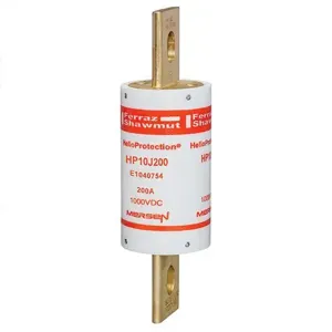 MERSEN FERRAZ HP10J200 Fuse, 1000 VDC, 200A, gPV Class | CH4YUY HP10J100