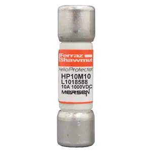 MERSEN FERRAZ HP10M10 Fuse, 1000 VDC, 10A, gPV Class | CH4YVV