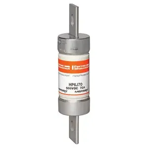 MERSEN FERRAZ HP6J70 Fuse, 600 VDC, 70A, gPV Class | CH4YYV