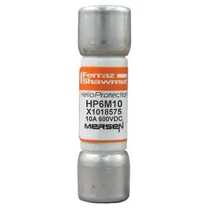 MERSEN FERRAZ HP6M10 Fuse, 600 VDC, 10A, gPV Class | CH4YYZ