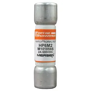 MERSEN FERRAZ HP6M2 Fuse, 600 VDC, 2A, gPV Class | CH4YZC