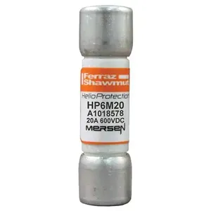 MERSEN FERRAZ HP6M20 Fuse, 600 VDC, 20A, gPV Class | CH4YZD