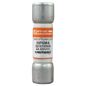 MERSEN FERRAZ HP6M4 Fuse, 600 VDC, 4A, gPV Class | CH4YZH