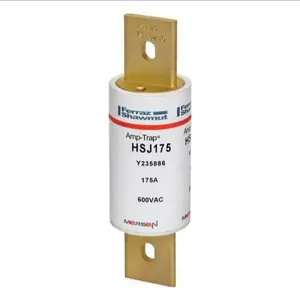 MERSEN FERRAZ HSJ175 Fuse, High Speed, Class J, 600V, 175A | CH4YZV HSJ60