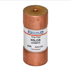 MERSEN FERRAZ HSJ35 Fuse, High Speed, Class J, 600V, 35A | CH4ZAE HSJ3