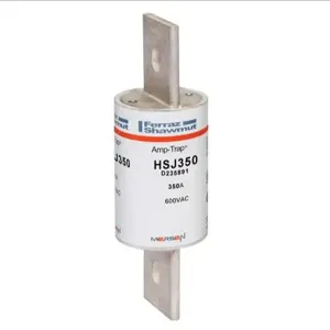 MERSEN FERRAZ HSJ350 Fuse, High Speed, Class J, 600V, 350A | CH4ZAF