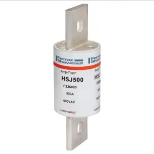 MERSEN FERRAZ HSJ500 Fuse, High Speed, Class J, 600V, 500A | CH4ZAM