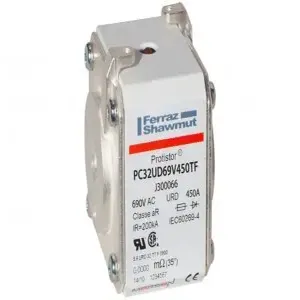 MERSEN FERRAZ J300066 Fuse, 450A | CH4ZBY PC32UD69V450TF