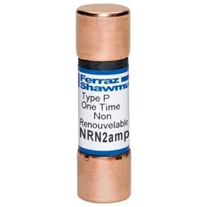 MERSEN FERRAZ NRN2 Canadian Fuse, 250V, 2A, Ferrule Mount | CH6ANA