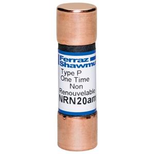 MERSEN FERRAZ NRN20 Canadian Fuse, 250V, 20A, Ferrule Mount | CH6ANB