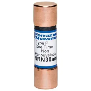 MERSEN FERRAZ NRN30 Canadian Fuse, 250V, 30A, Ferrule Mount | CH6ANK