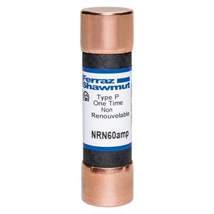 MERSEN FERRAZ NRN60BP Canadian Fuse, 250V, 60A, Ferrule Mount | CH6APE