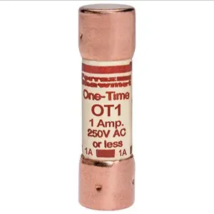 MERSEN FERRAZ OT1 Fuse, Fast Acting, 250VAC, 1A, 1 Pole | AG8TJW