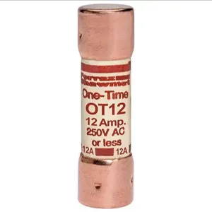 MERSEN FERRAZ OT12 Fuse, Fast Acting, 250VAC, 12A, 1 Pole | AG8TJZ