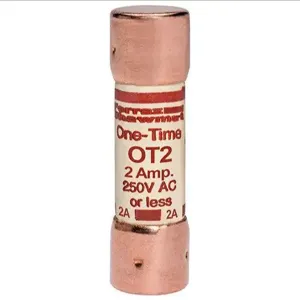 MERSEN FERRAZ OT2 Fuse, Fast Acting, 250VAC, 2A, 1 Pole | AG8TKE