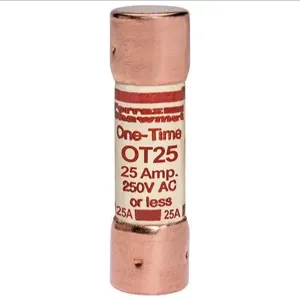 MERSEN FERRAZ OT25 Fuse, Fast Acting, 250VAC, 25A, 1 Pole | AG8TKJ