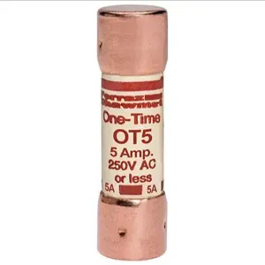 MERSEN FERRAZ OT5 Fuse, Fast Acting, 250VAC, 5A, 1 Pole | AG8TKW