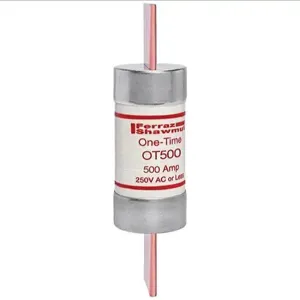 MERSEN FERRAZ OT500 Fuse, Fast Acting, 250VAC, 500A, 1 Pole | AG8TKY