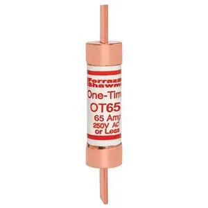 MERSEN FERRAZ OT65 Fuse, Fast Acting, Class K5, 250V, 65A | CH6AQZ OT7