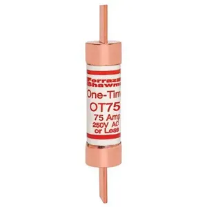 MERSEN FERRAZ OT75 Fuse, Fast Acting, Class K5, 250V, 75A | CH6ARB OT10