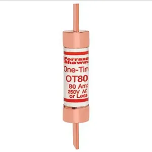 MERSEN FERRAZ OT80 Fuse, Fast Acting, 250VAC, 80A, 1 Pole | AG8TLC