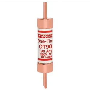 MERSEN FERRAZ OT90 Fuse, Fast Acting, 250VAC, 90A, 1 Pole | AG8TLD