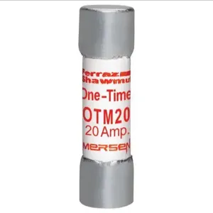 MERSEN FERRAZ OTM20 Fast Acting Midget Fuse, 250V, 20A, 1 Pole | AG8TLJ