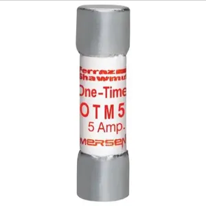 MERSEN FERRAZ OTM5 Fast Acting Midget Fuse, 250V, 5A, 1 Pole | AG8TLP