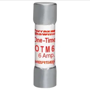 MERSEN FERRAZ OTM6 Fast Acting Midget Fuse, 250V, 6A, 1 Pole | AG8TLQ