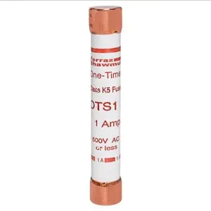 MERSEN FERRAZ OTS1 Fuse, Fast Acting, 600VAC, 1A, 1 Pole | AG8TLT