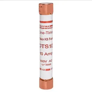 MERSEN FERRAZ OTS10 Fuse, Fast Acting, 600VAC, 10A, 1 Pole | AG8TLU