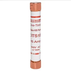 MERSEN FERRAZ OTS15 Fuse, Fast Acting, 600VAC, 15A, 1 Pole | AG8TLY