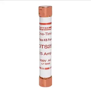 MERSEN FERRAZ OTS25 Fuse, Fast Acting, 600VAC, 25A, 1 Pole | AG8TMD