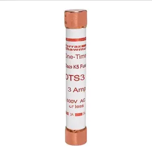 MERSEN FERRAZ OTS3 Fuse, Fast Acting, 600VAC, 3A, 1 Pole | AG8TMF