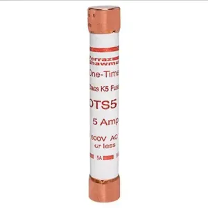 MERSEN FERRAZ OTS5 Fuse, Fast Acting, 600VAC, 5A, 1 Pole | AG8TMP