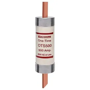 MERSEN FERRAZ OTS500 Fuse, Fast Acting, Class K5, 600V, 500A | CH6ARU