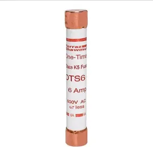 MERSEN FERRAZ OTS6 Fuse, Fast Acting, 600VAC, 6A, 1 Pole | AG8TMQ