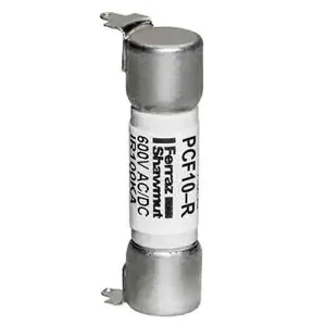 MERSEN FERRAZ PCF10-R PC Mount Fuse, Fast Acting, 600V, 10A | CH6AVL PCF2-R