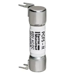 MERSEN FERRAZ PCF5-H PC Mount Fuse, Fast Acting, 600V, 5A | CH6AWT PCF20-R