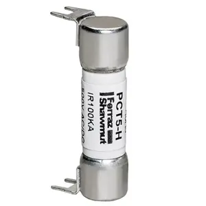 MERSEN FERRAZ PCT5-H PC Mount Fuse, Time Delay, 500V, 5A | CH6AZW PCT20-R