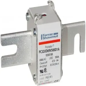 MERSEN FERRAZ R300188 Fuse, 500A | CH6BDZ PC32UD69V500D1A