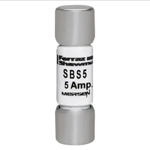 MERSEN FERRAZ SBS5 Fast Acting Midget Fuse, 600VAC, 5A, 1 Pole | AG8UXB