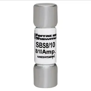 MERSEN FERRAZ SBS8/10 Fast Acting Midget Fuse, 600VAC, 0.8A, 1 Pole | AG8UXF