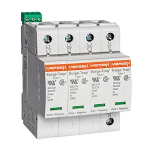 MERSEN FERRAZ STP208YN07M Surge Protection Device, Plugable, 208V, 75kA, 4 Pole | CH6BRA