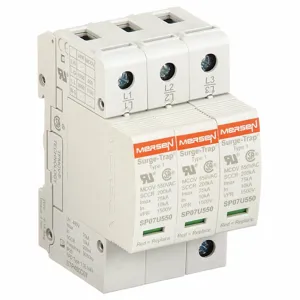 MERSEN FERRAZ STP480D07 Surge Protection Device, Plugable, 480V, 75kA, 3 Pole | CH6BRP