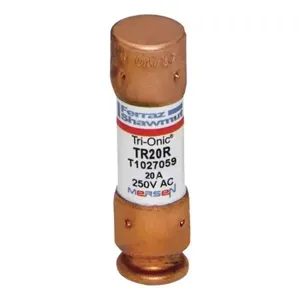 MERSEN FERRAZ TR20R-3PK Time Delay Fuse, 250V, 20A, Class RK5, 3 Pack | CH6CDR